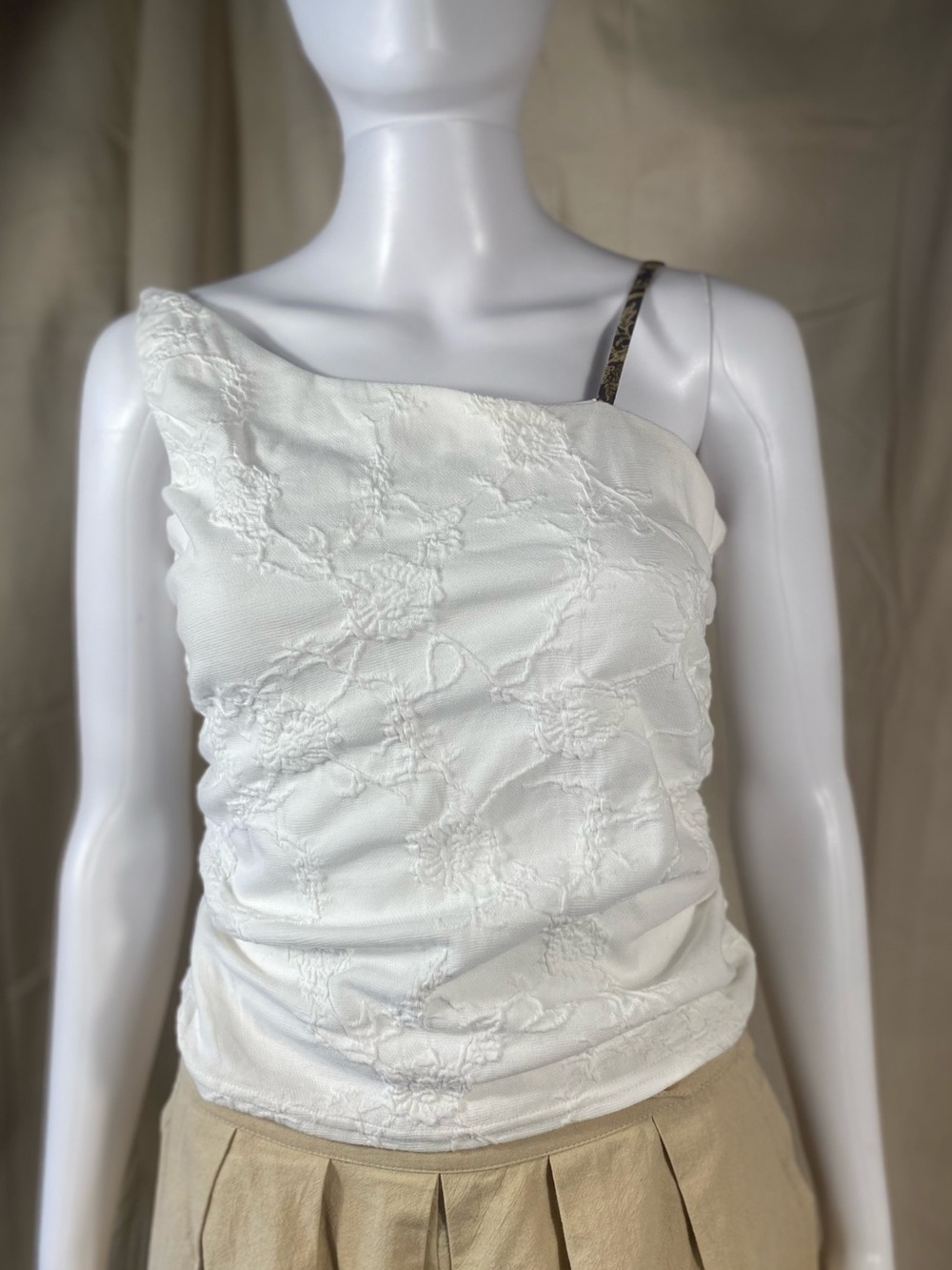Free People White Gracie Tank
